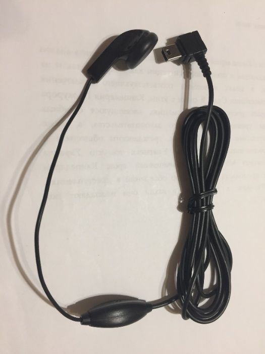USB гарнитура с микрофоном (микрофон с наушником) / разъем mini-USB