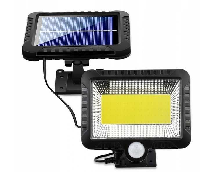 Lampa Solarna z Czujnikiem Ruchu i Zmierzczu  100LED