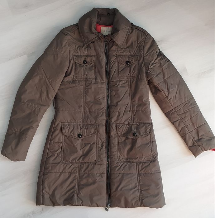 Kurtka zimowa dziewczęca długa