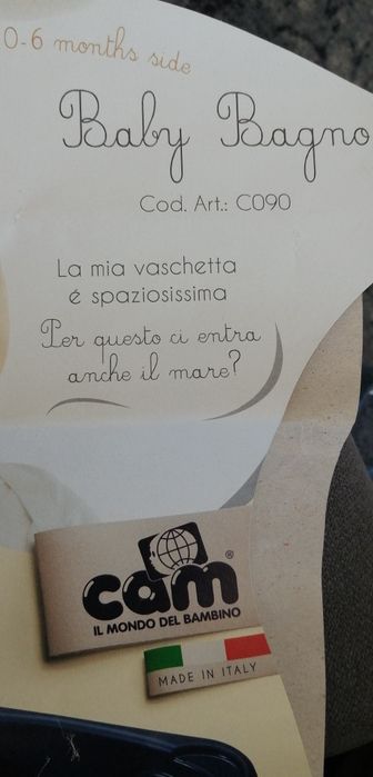 Banheira com suporte BABY bagno 0-6 meses