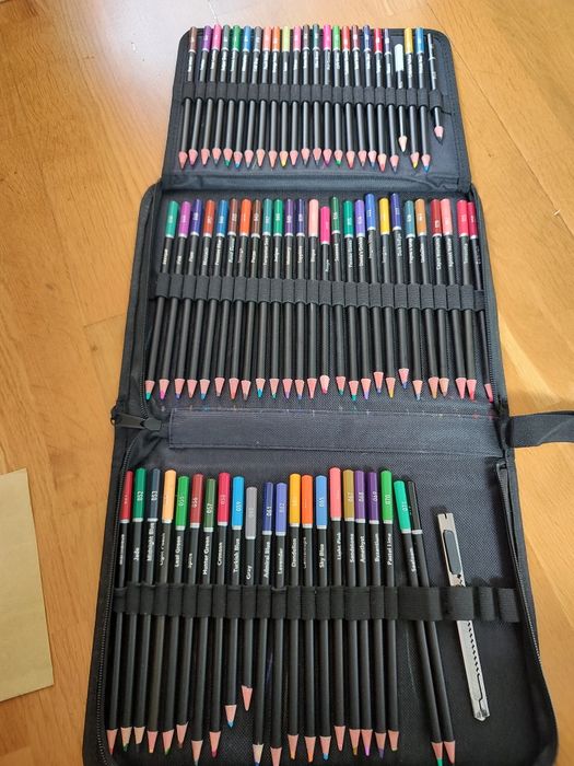 72 kredki, całkiem nieźle pigmentowane