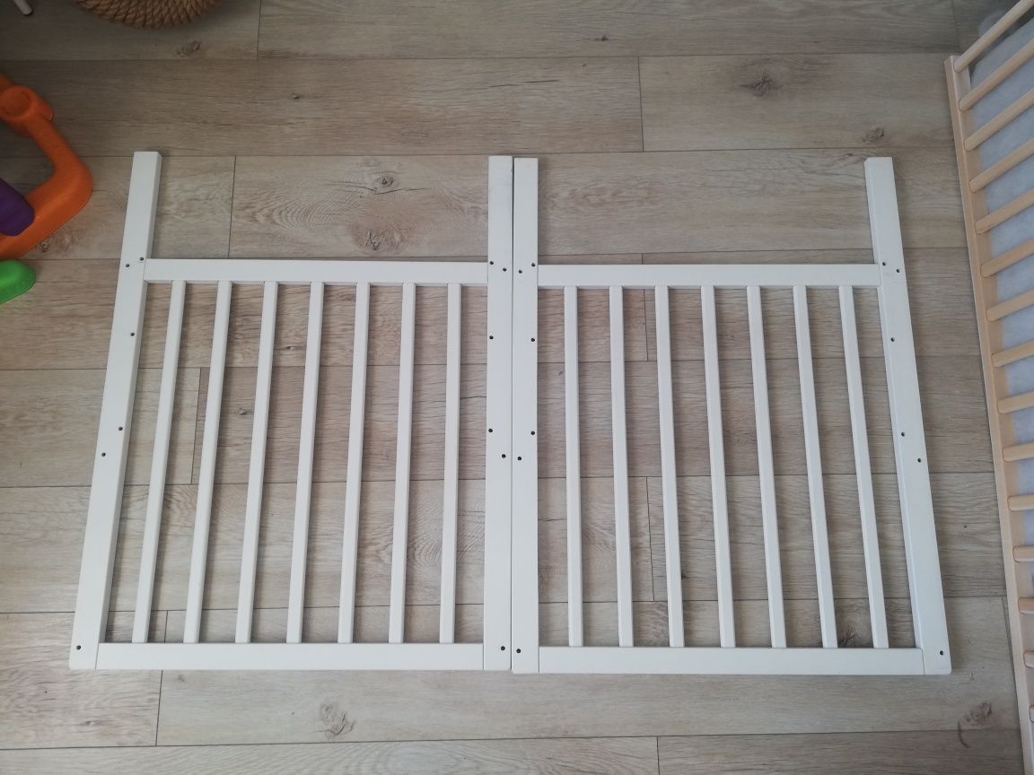 Łóżeczko białe 120x60