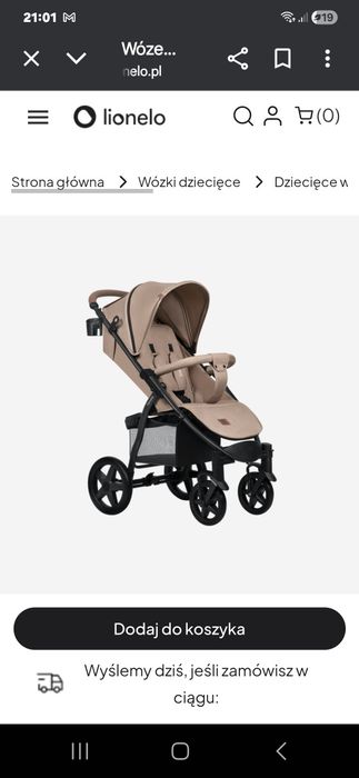Wozek Lionelo Annet plus jak nowy