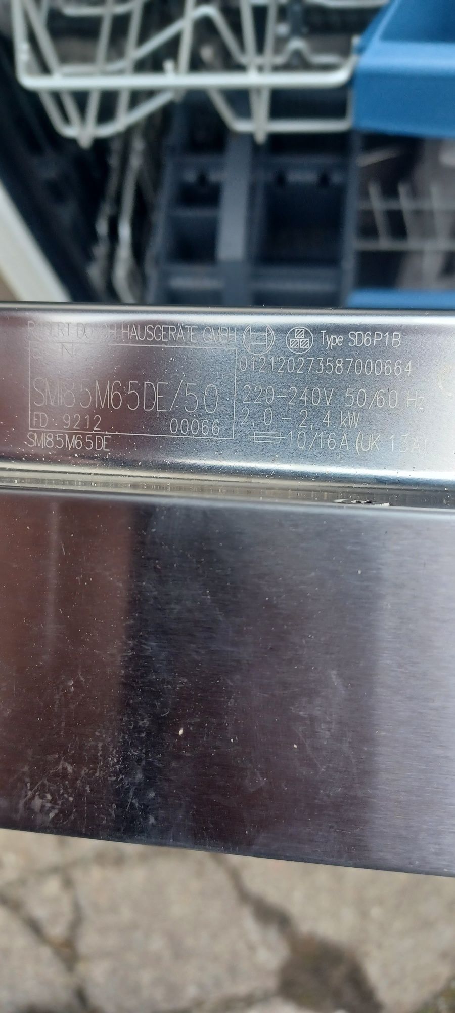 Zmywarka Bosch smi85m65de