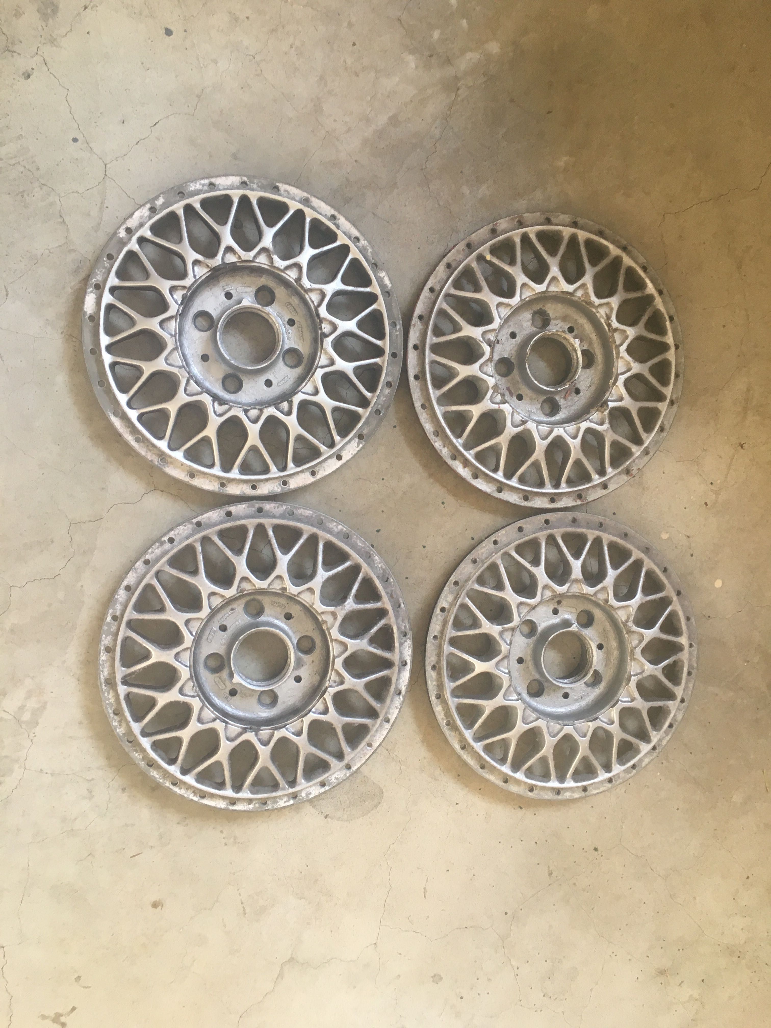 4 centros bbs rs 070 originais “15”