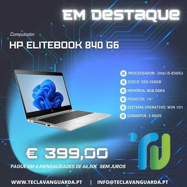 HP ELITEBOOK 840 G6 (recondicionado como novo)
