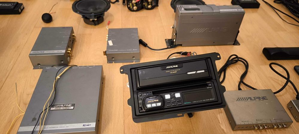 Sistema Som McIntosh / Alpine - Raridade Old School Car Audio