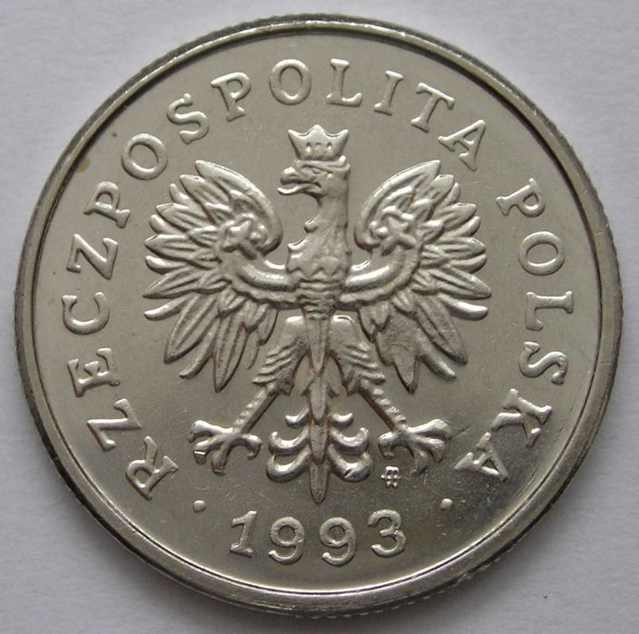 Polska 1 złoty - p129 - stan okołomenniczy , z woreczka