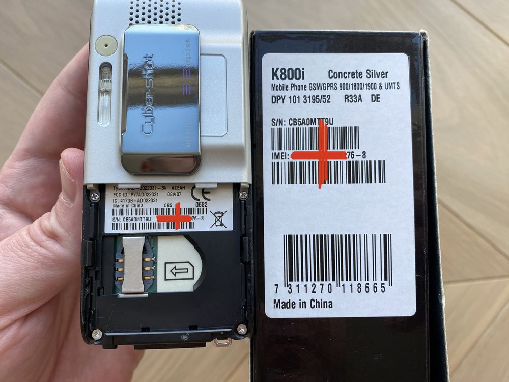 Sony Ericsson K800i ( Silver ) - як НОВИЙ ! - Оригінал ретро раритет