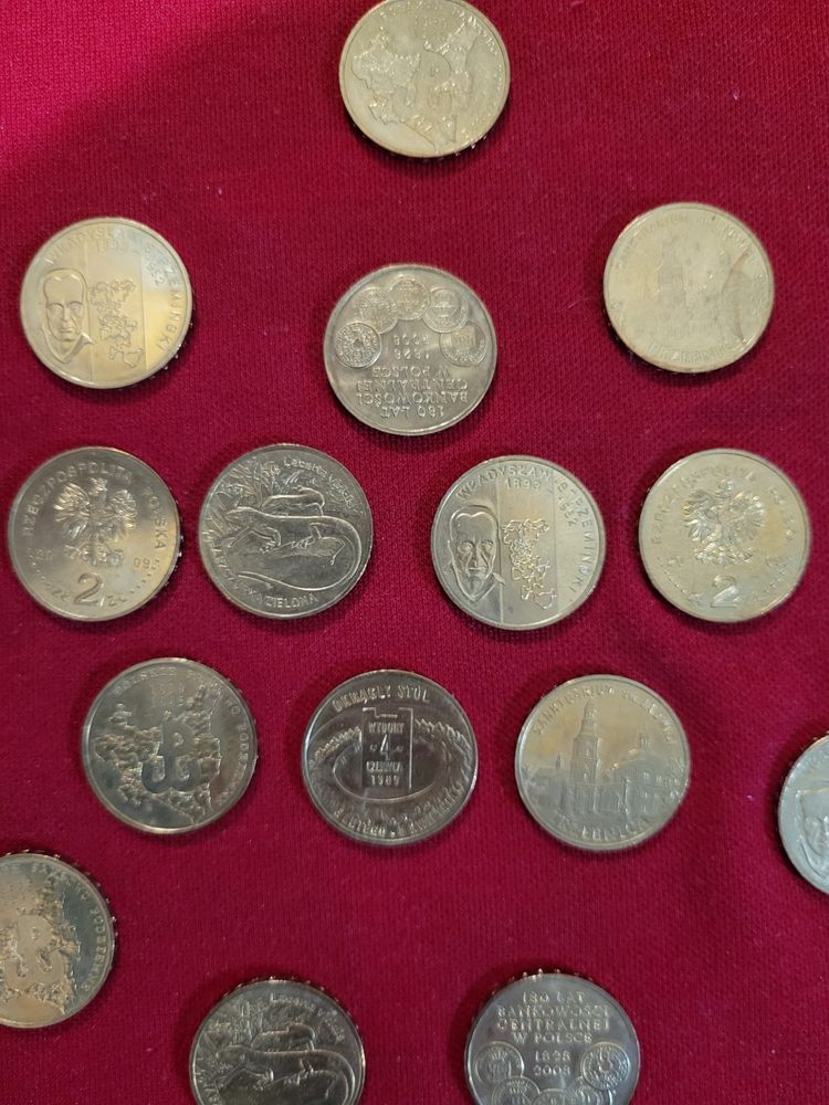 Komplet monet kolekcjonerskich 2zl
