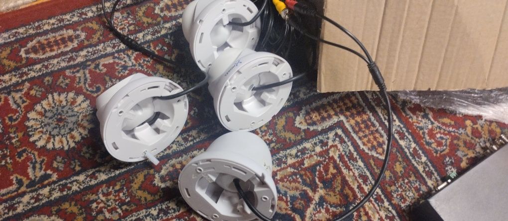 Kamery noxel 4 szt. + Rejestrator monitoring