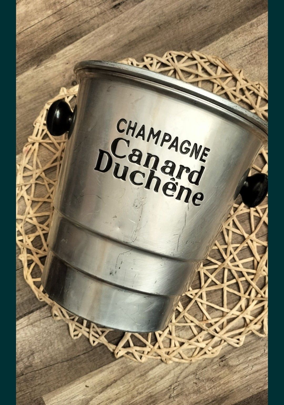 Champagne Canard Duchene art deco cooler wiaderko do chłodzenia