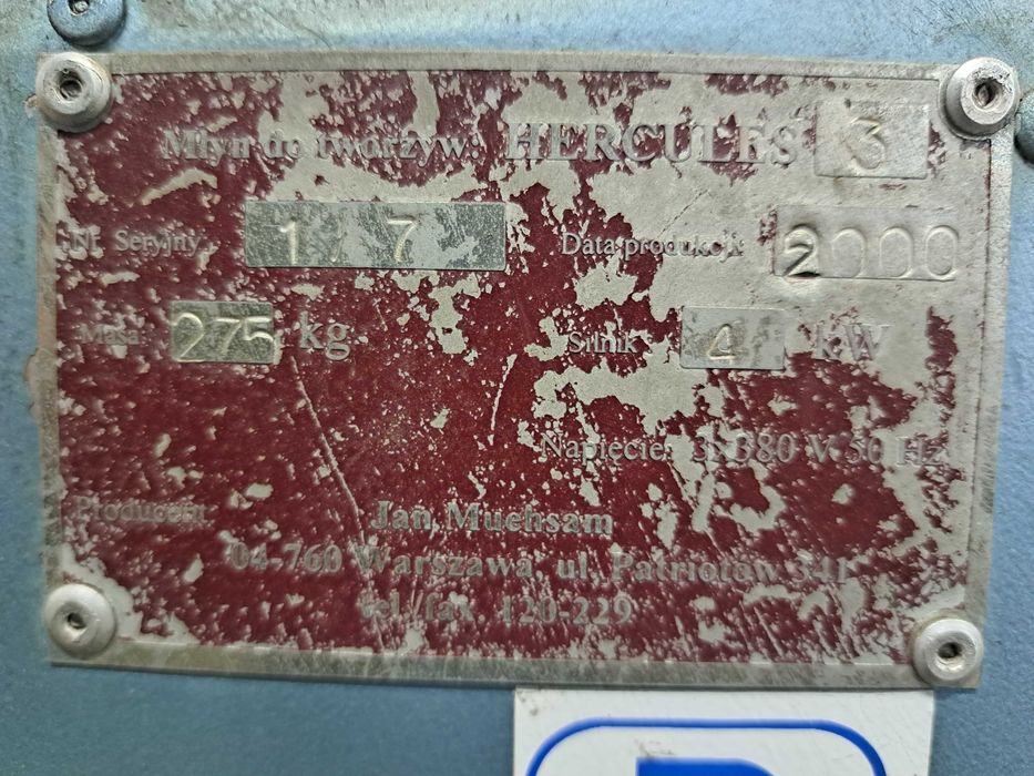 Młyn do tworzywa tworzyw sztucznych młynek HERKULES 3