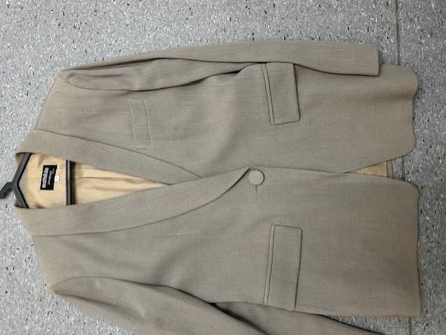 Blazer de cor beje / cinzento - Marca Mathilde J.Rondinaud - Tam. 38