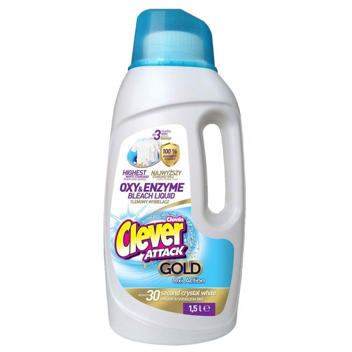 wybielacz tlenowy clever attact gold 1,5l clovin