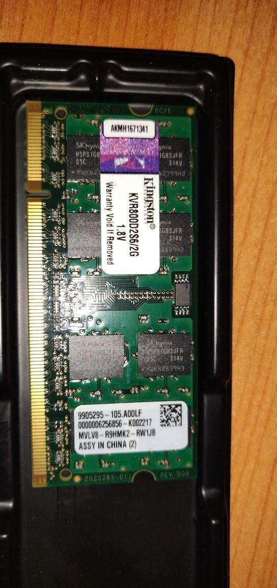 Memória RAM KVR800D2S6/2G