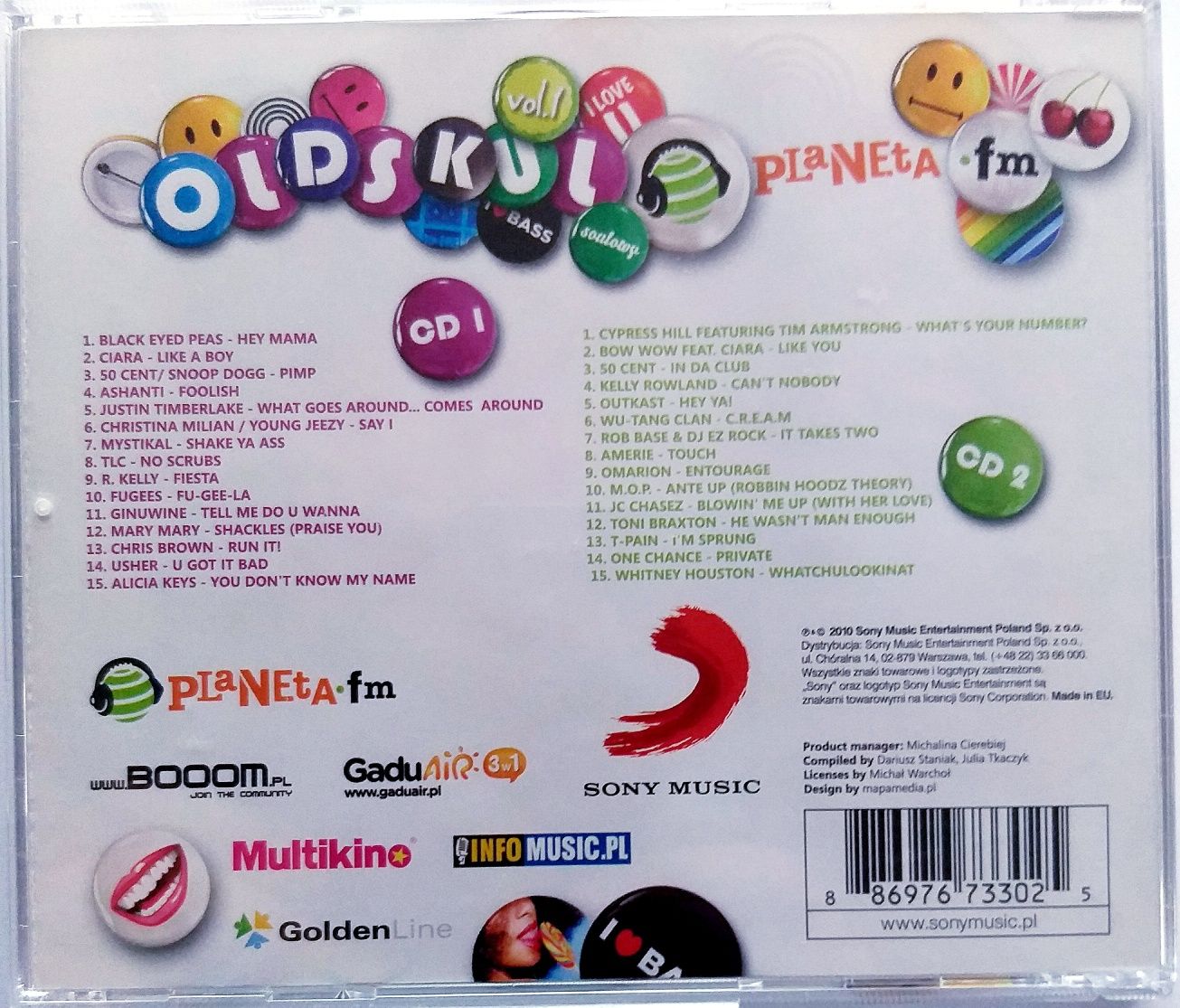 Planeta FM Oldskul vol.1 2CD 2010r Usher Fugees TLC Ciara Outkast