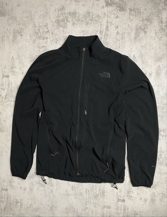 Чорна софтшел-куртка The North Face Windwall на блискавці