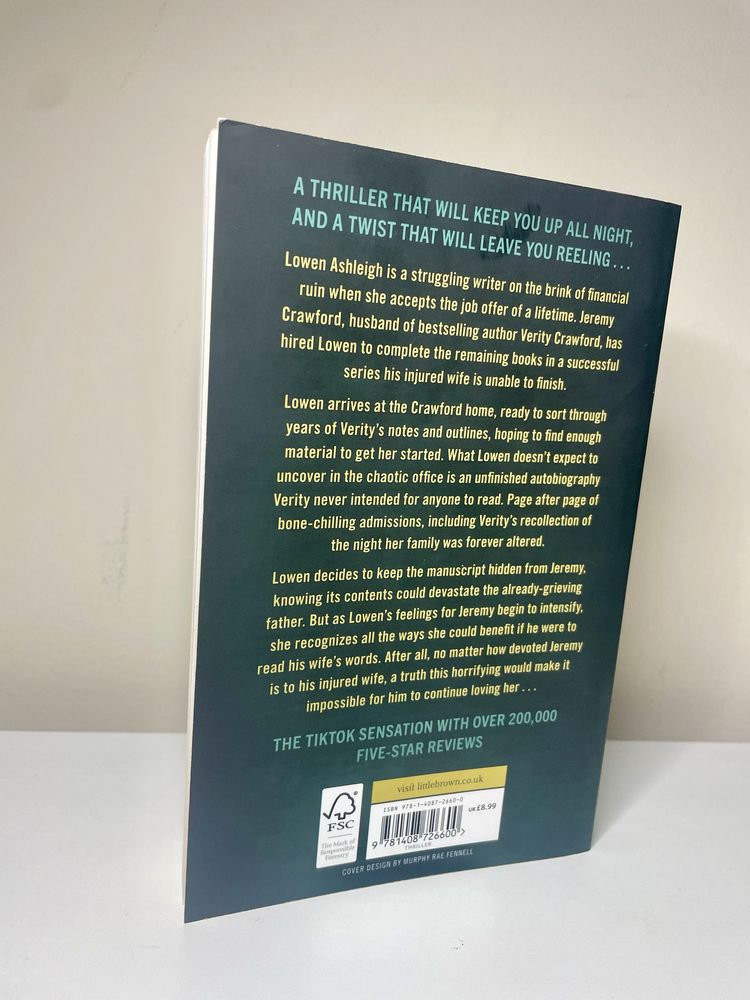 Verity de Collen Hoover (Inglês)