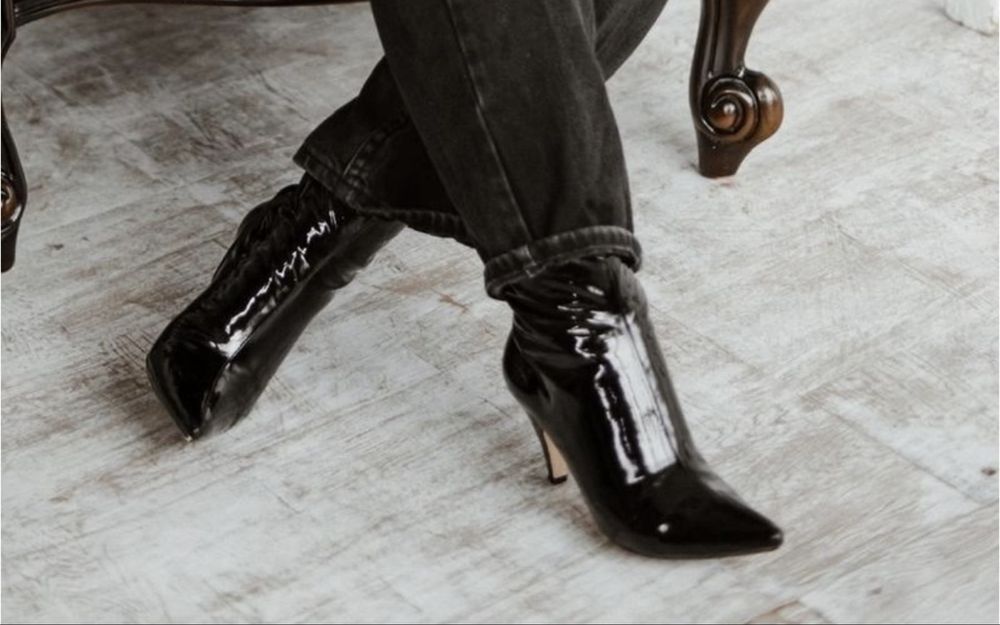 Лакові ботинки жіночі