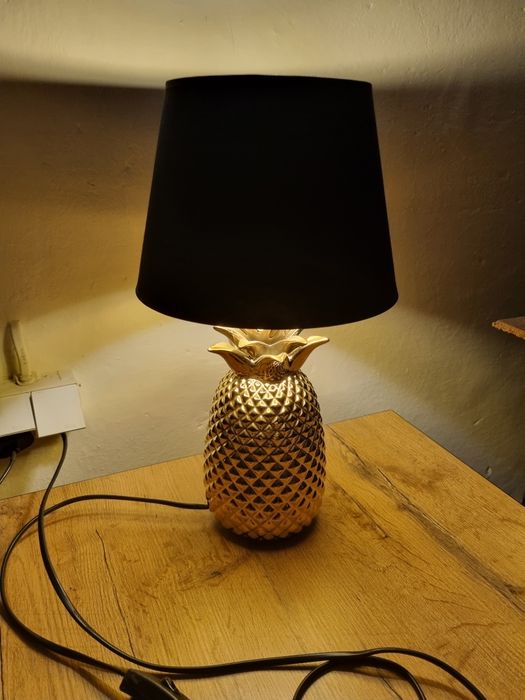 Lampa nocna,  stołowa ananas