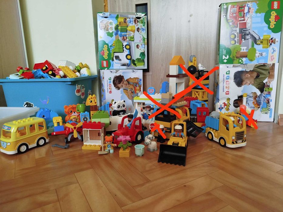Mix LEGO DUPLO dużo zestawów