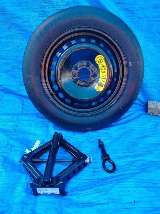 Ford C-Max Focus Mk3 III KOŁO DOJAZDOWE dojazdówka Lewarek Wkrętka 125/90 R16 5x108, 63.4mm