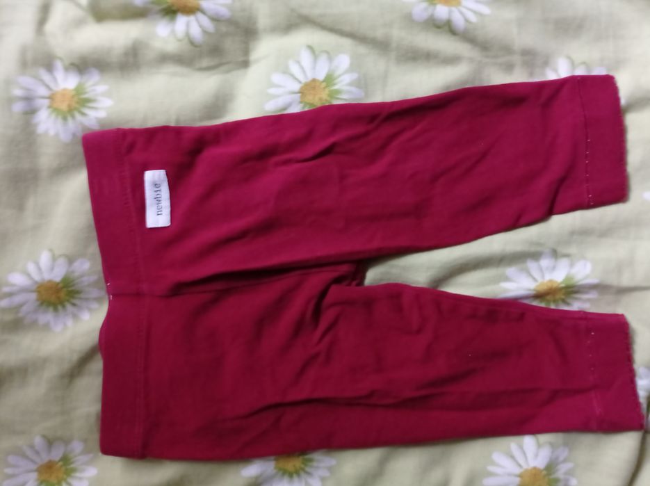 Leginsy newbie 68 plus gratis bluza na zamek w kwiaty