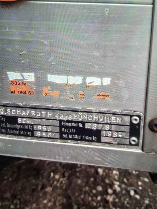 Reboque em muito bom estado