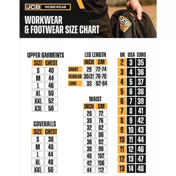 Kurtka robocza JCB Trade Hybrid Padded Jacket z polarową podszewką