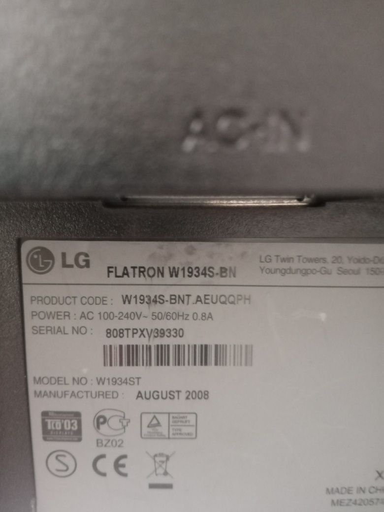 Monitor LG flatron