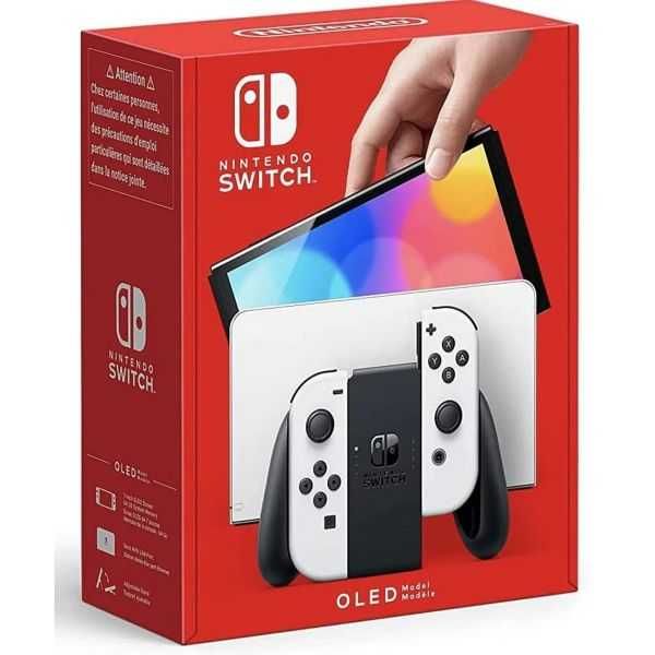 Консоль Nintendo Switch (OLED model) White set + гра Animal Crossing
