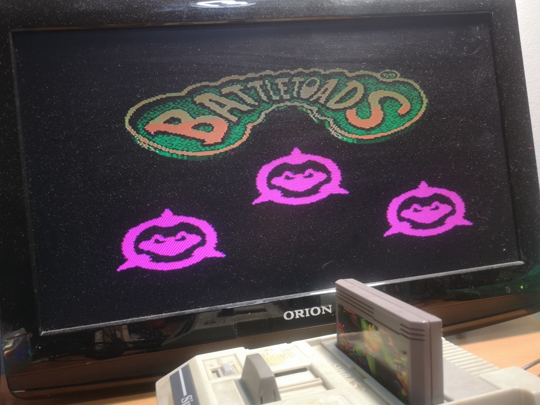 Battletoads kartridż Pegasus Dyskietka Famicom TV Game