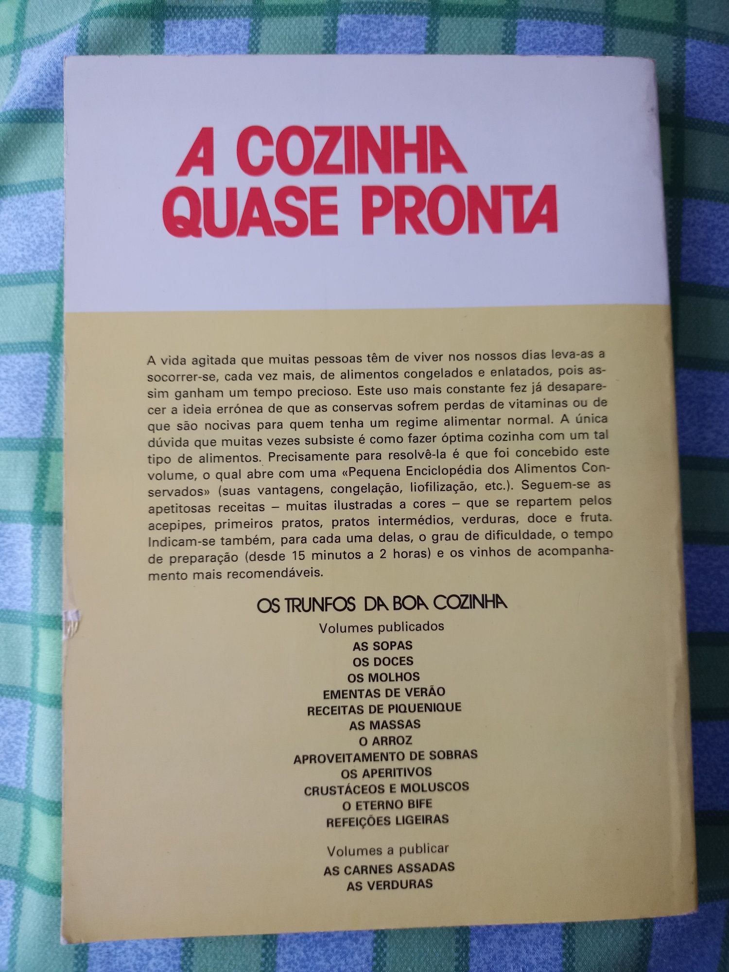 Livro A cozinha quase pronta