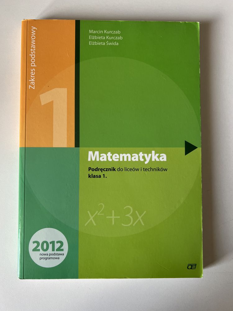 Matematyka 1 Podręcznik Liceum Pazdro