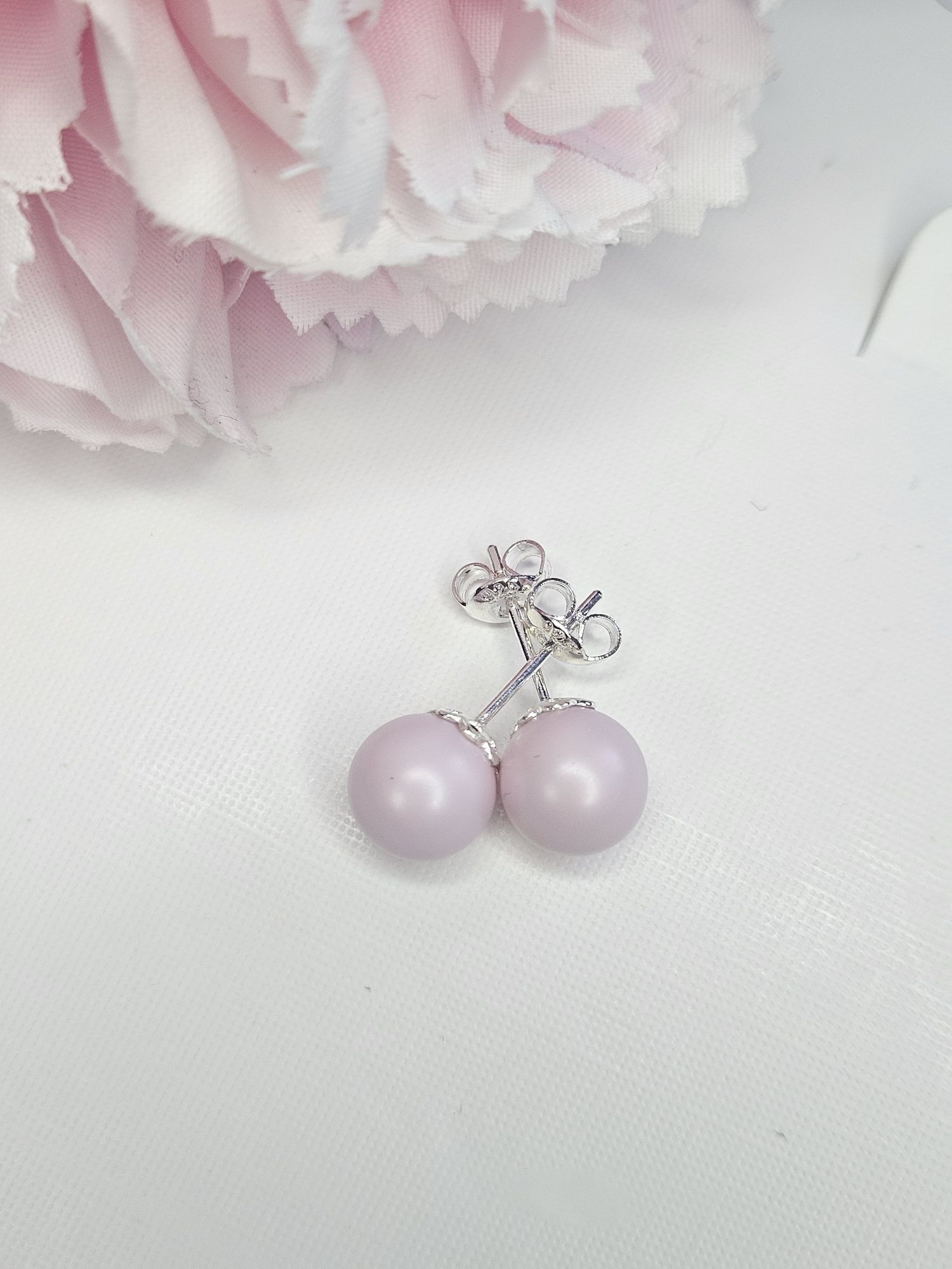 Zestaw bransoletka z pereł + kolczyki z perłą Swarovski