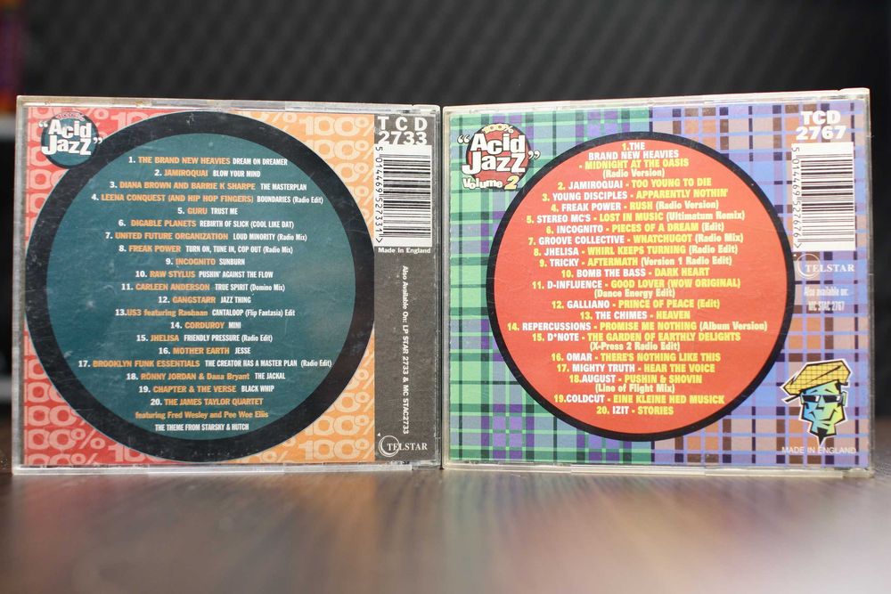"ACID JAZZ" 100% Volume 1 i 2 2 CD