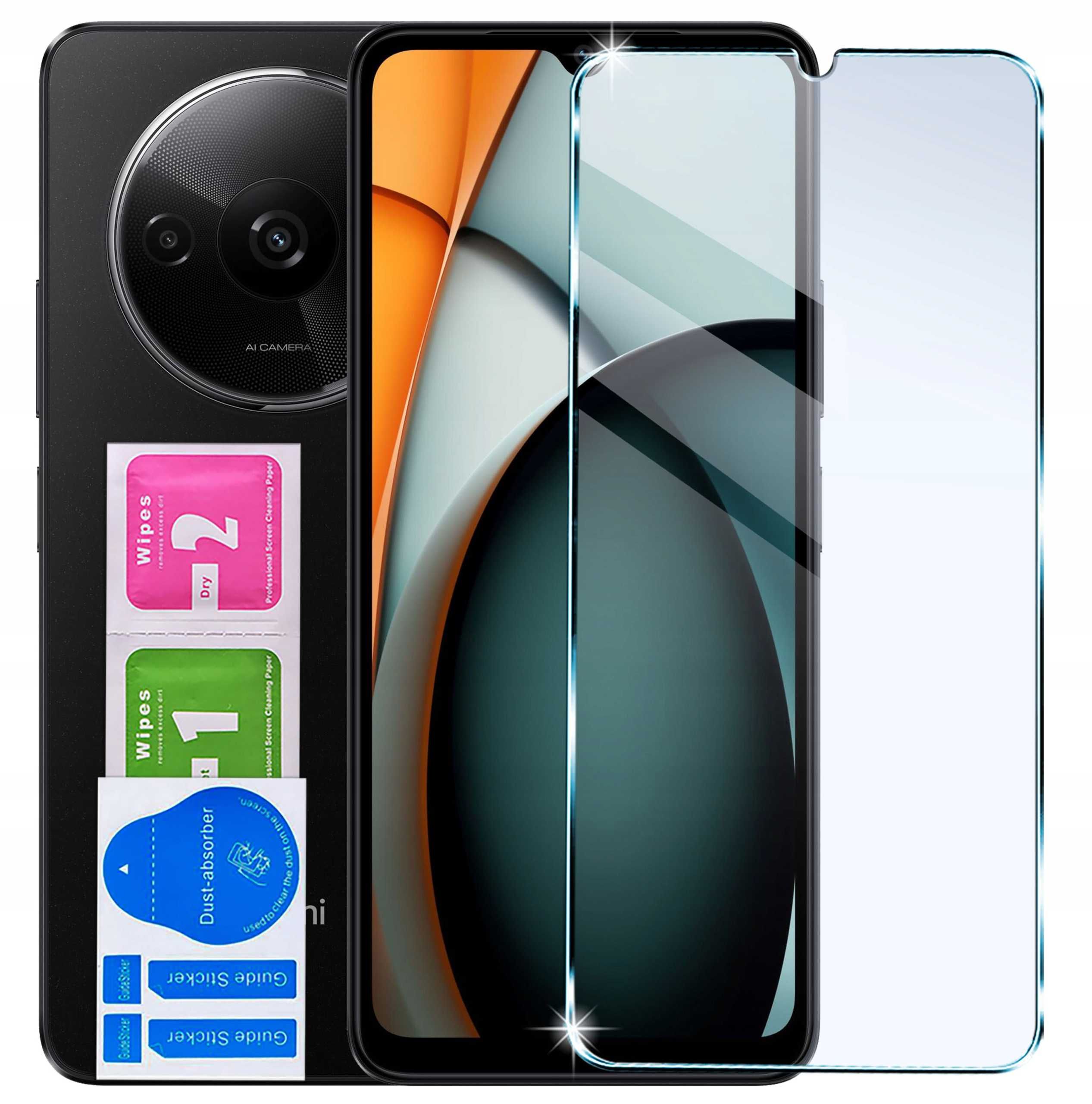 Etui transparentne do Xiaomi Redmi A3 + Szkło Hartowane