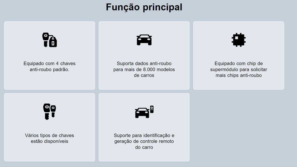 ThinkCar TKey 101 Programador Chaves IMMO Máquinas ThinkCar (NOVO)