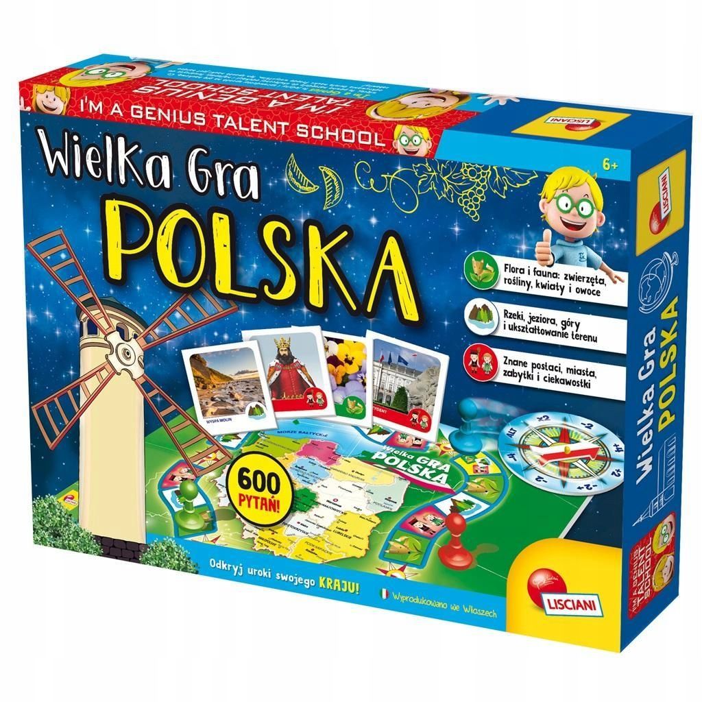 Mały Geniusz - Wielka Gra - Polska, Lisciani