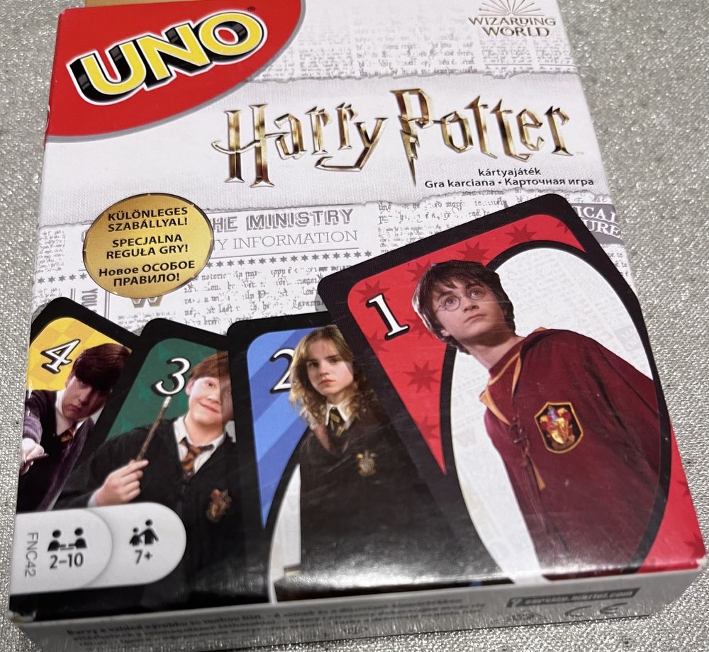 Uno Harry Potter Matell karty do gry