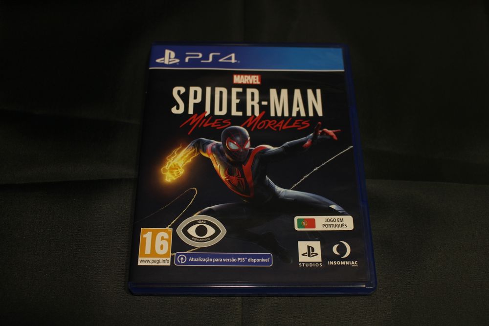 Jogo Spider Man Miles Morales PS4