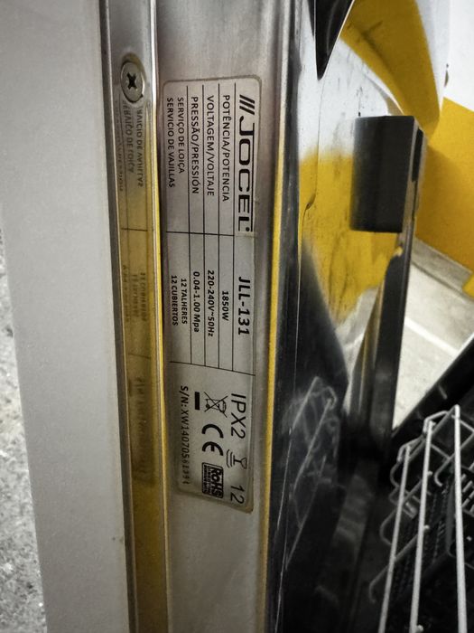 Maquina lavar loiça Jocel JLL-131