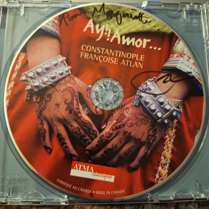 "Ay! Amor ... " Constantinople Francoise Atlan CD z autografami