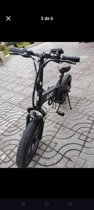 Bicicleta elétrica como nova
