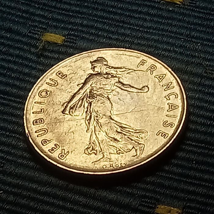 moeda 5 francos franceses