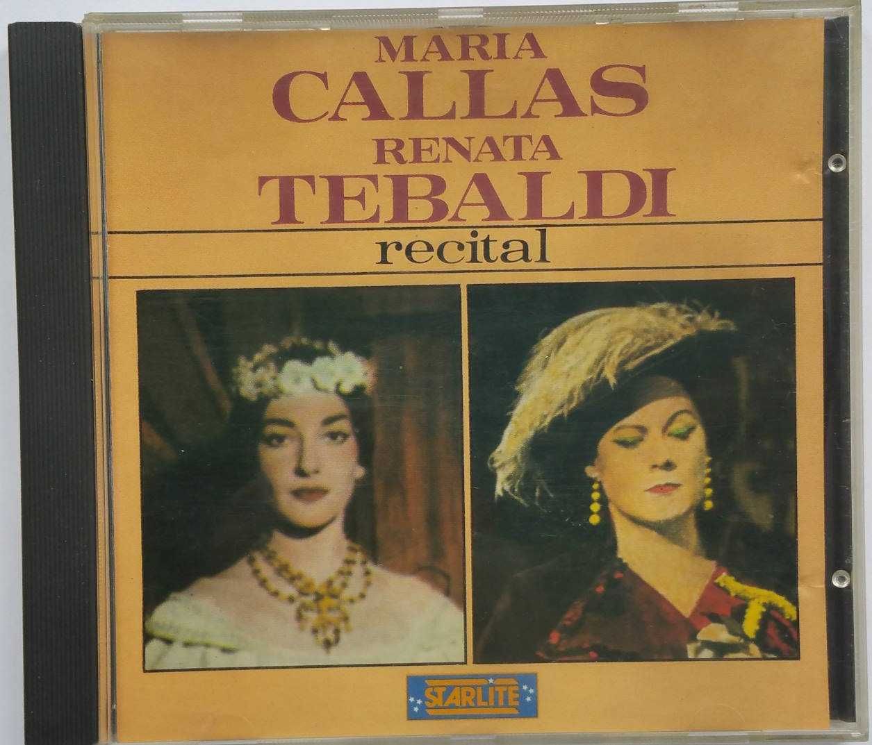 CD Maria Callas Renata Tebaldi recital