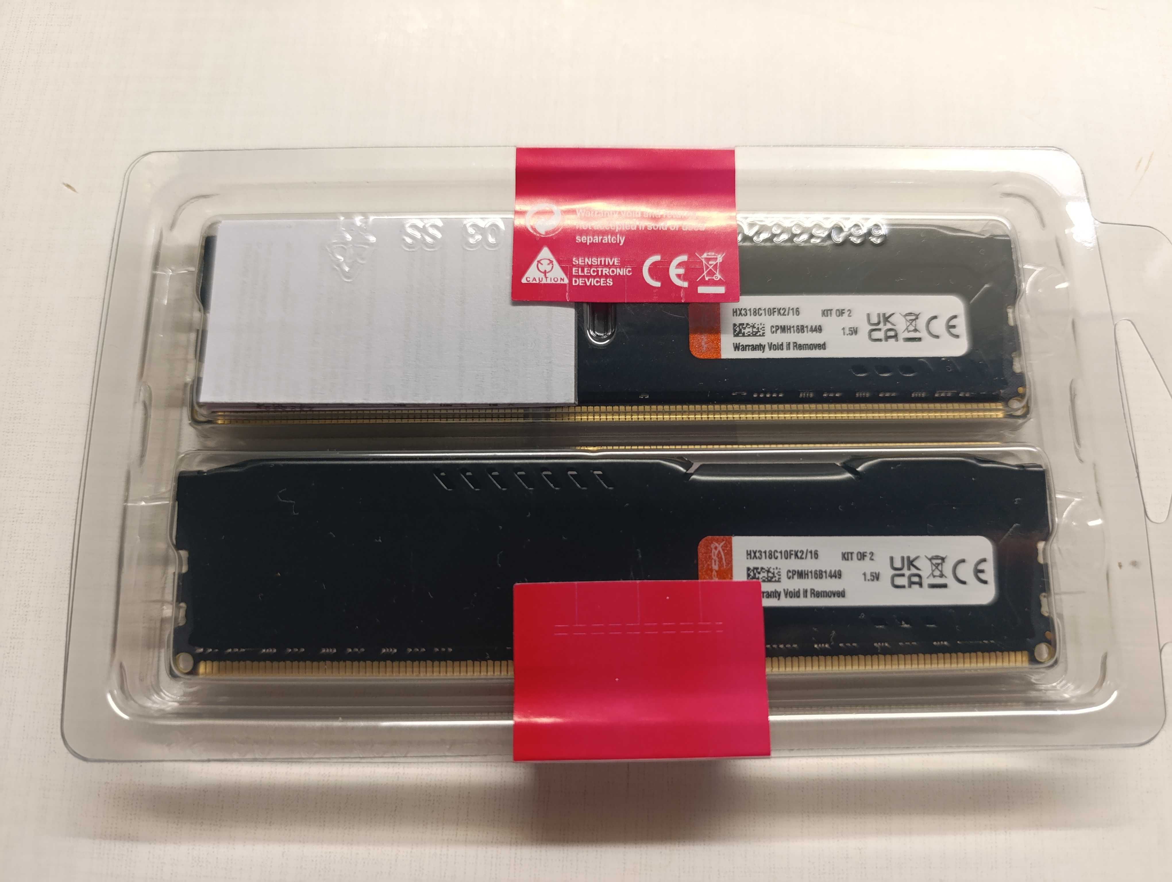 Оперативная память HyperX FURY 8GB, 16GB (kit 2x8GB) DDR3