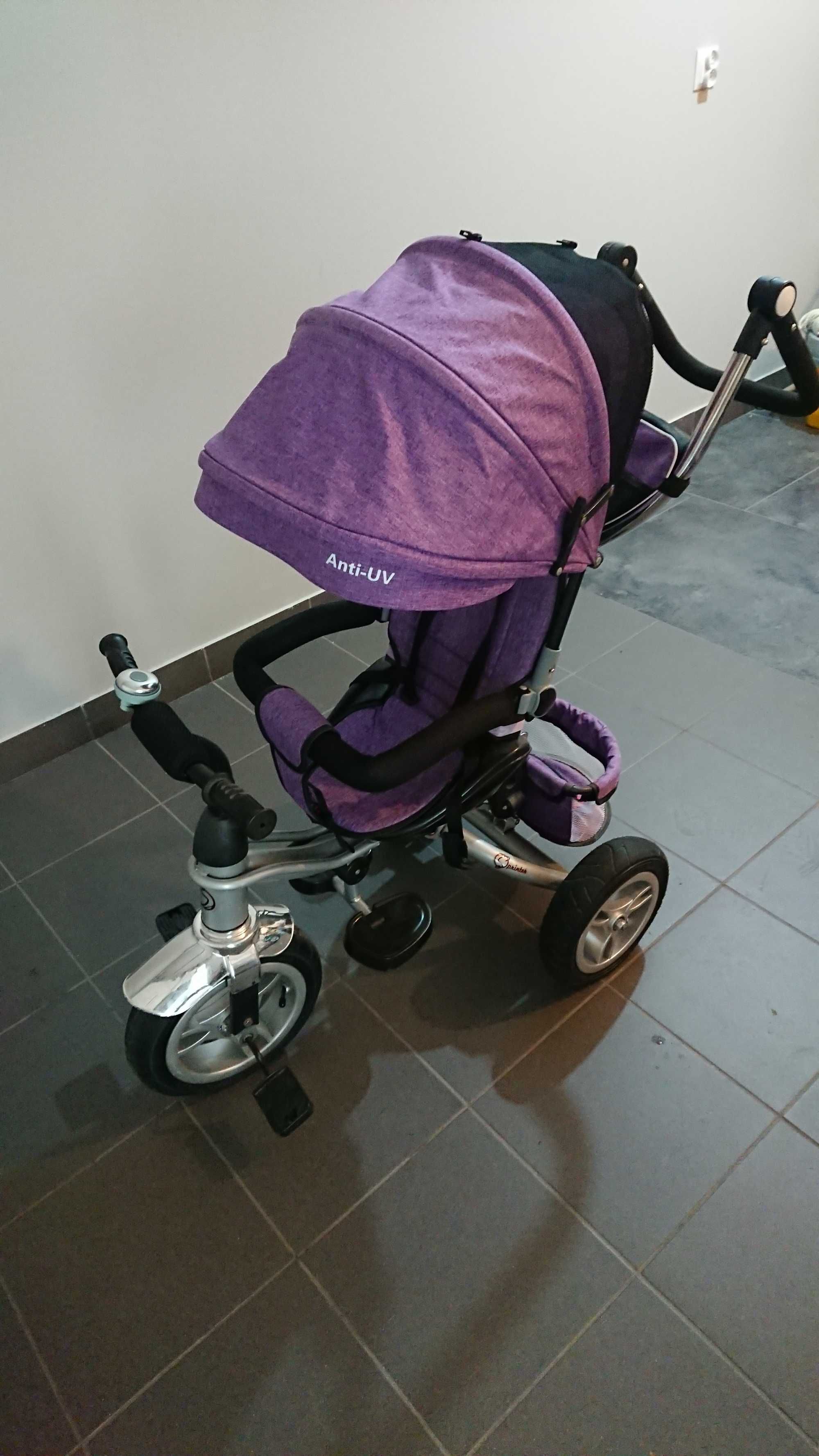 Trójkołowiec KIDZ MOTION Tobi Pro – Fioletowy