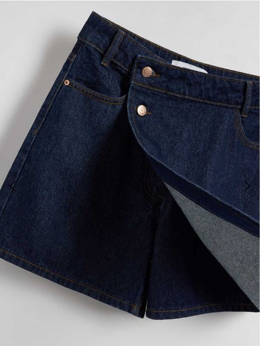 RESERVED—Jeansowe Spódnico-Szorty—M 38